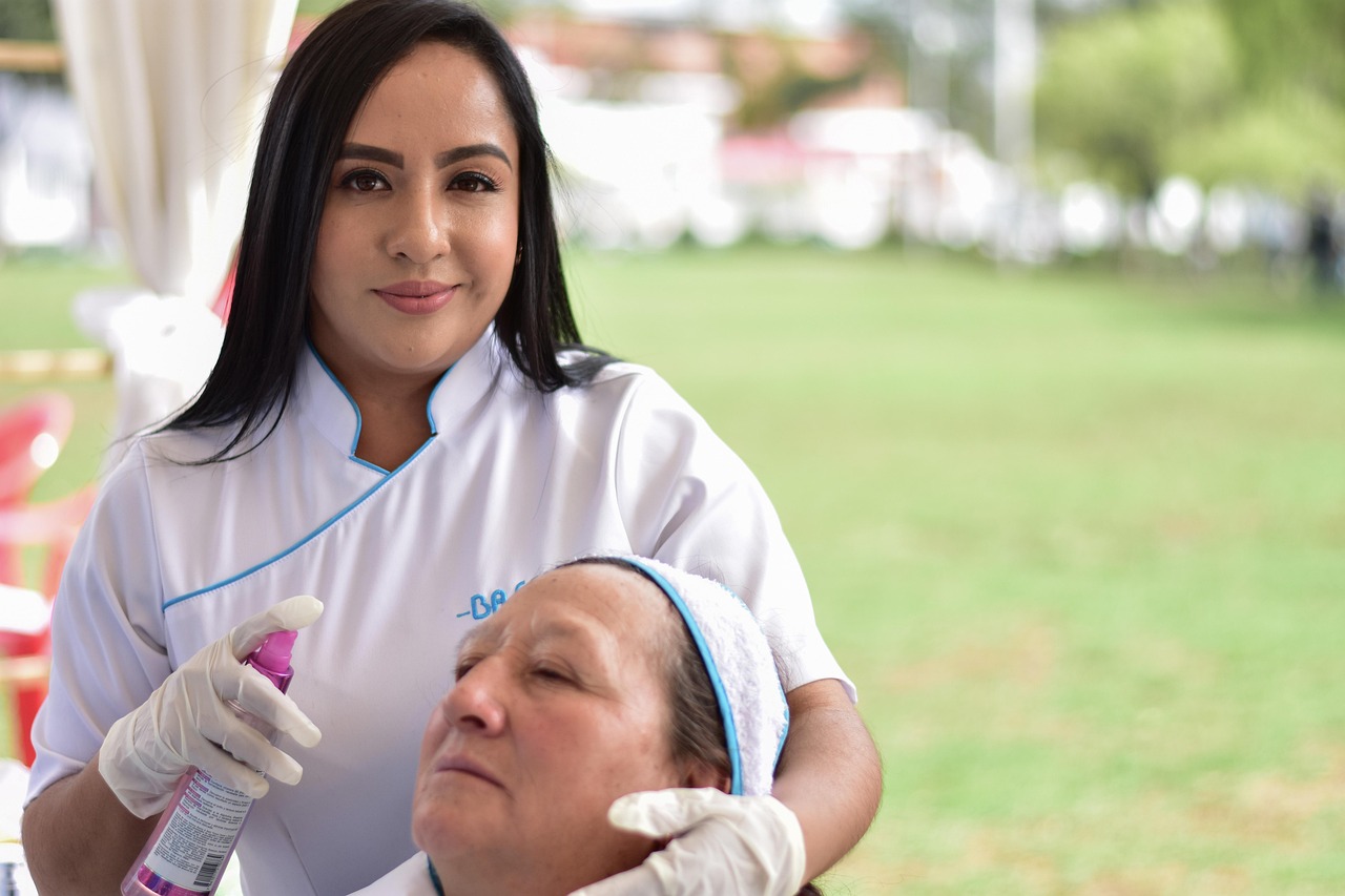 botanical facial treatment salon
